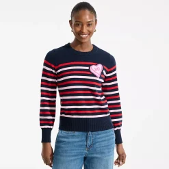 Women's Drifter Set in Sleeve Crew Neck Sweater