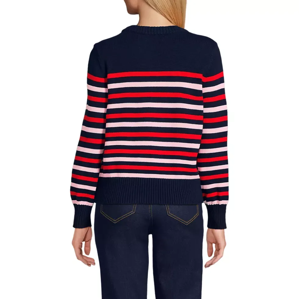 Women's Drifter Set in Sleeve Crew Neck Sweater
