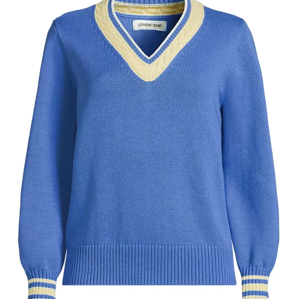 Women's Drifter Set in Sleeve Vneck Sweater
