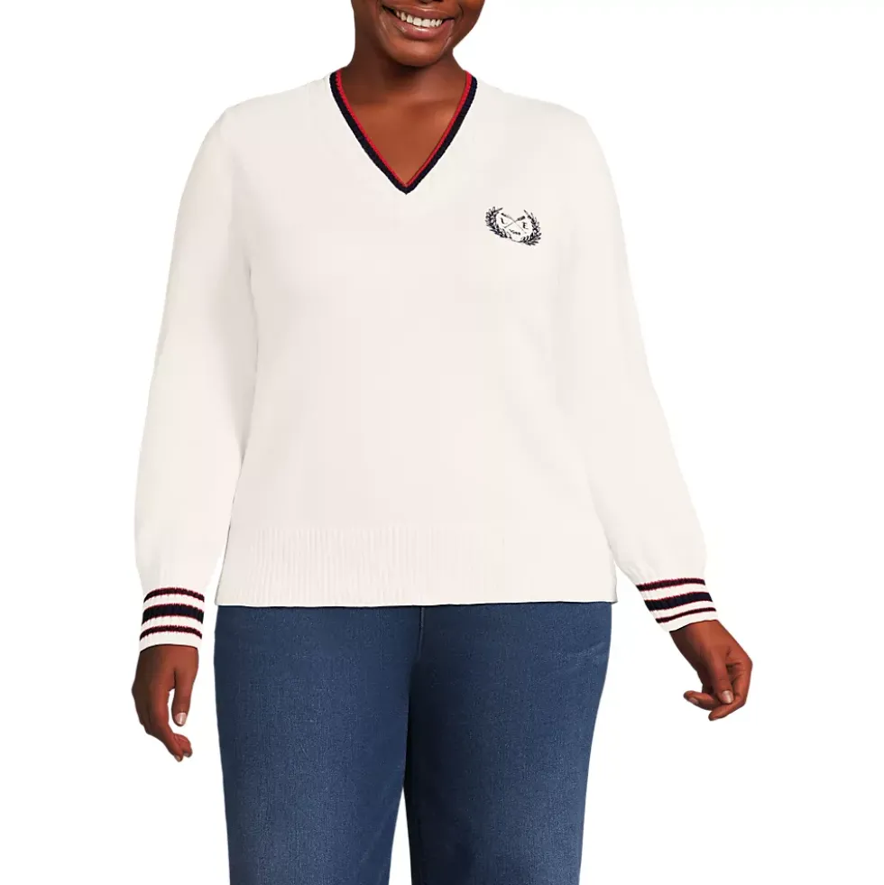 Women's Drifter Set in Sleeve Vneck Sweater