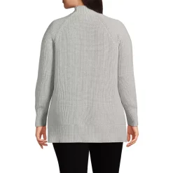 Women's Drifter Shaker Easy Fit Mock Neck Tunic Sweater