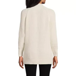 Women's Drifter Shaker Easy Fit Mock Neck Tunic Sweater