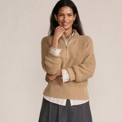 Women's Drifter Shaker Wedge Quarter Zip Sweater