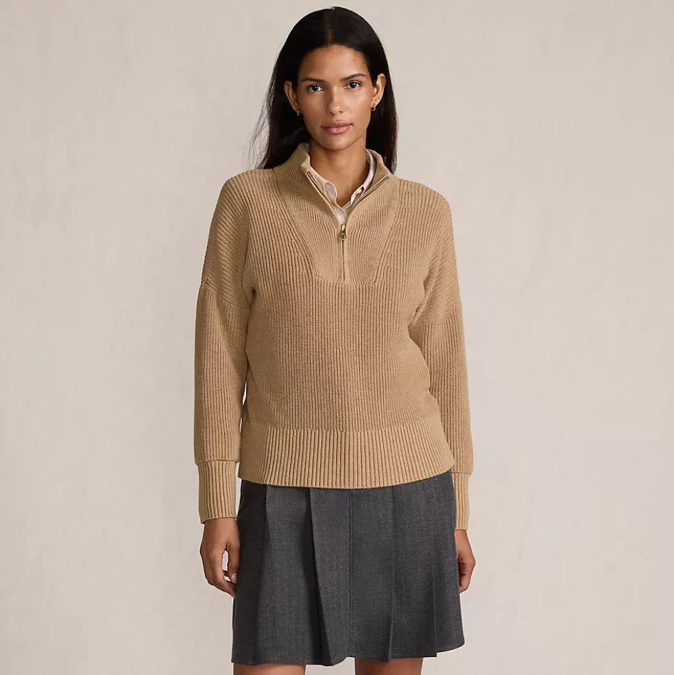 Women's Drifter Shaker Wedge Quarter Zip Sweater