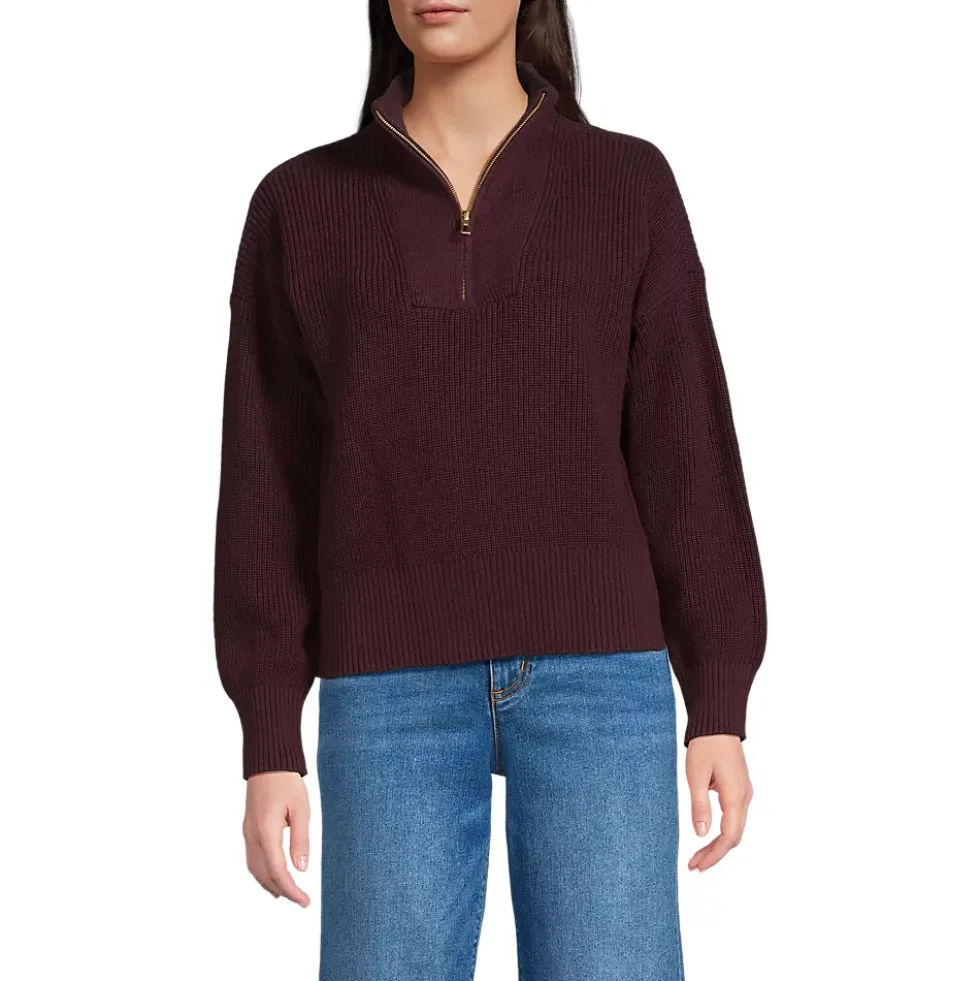 Women's Drifter Shaker Wedge Quarter Zip Sweater