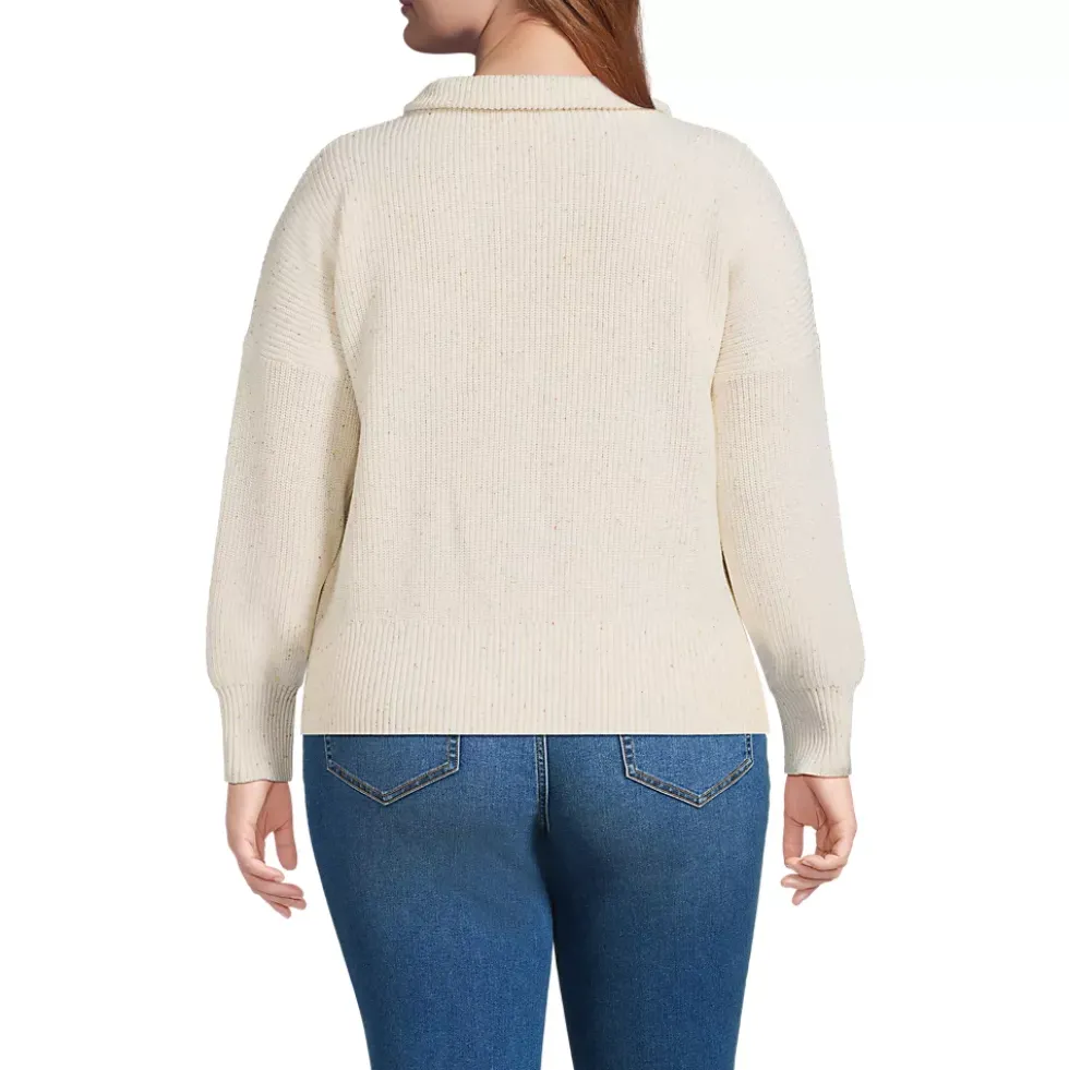 Women's Drifter Shaker Wedge Quarter Zip Sweater