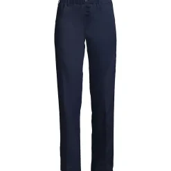 Women's Elastic Waist Pull-On Chino Pants