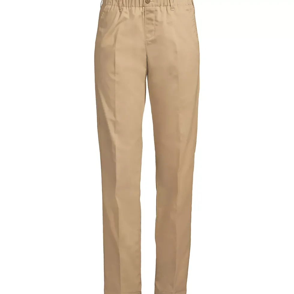Women's Elastic Waist Pull-On Chino Pants