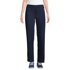 Women's Elastic Waist Pull-On Chino Pants