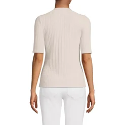 Women's Elbow Sleeve Coastal Rib Henley