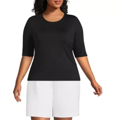 Women's Elbow Sleeve Crewneck Garden Tee- Sunshade UPF 50 Quick Dry