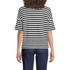 Women's Elbow Sleeve Supima Cotton Relaxed Turtleneck