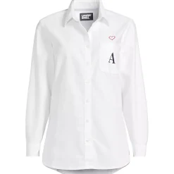 Women's Embroidered Oxford Shirt