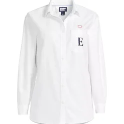 Women's Embroidered Oxford Shirt