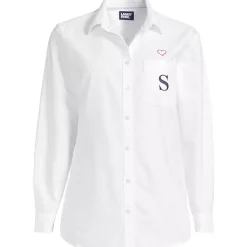 Women's Embroidered Oxford Shirt