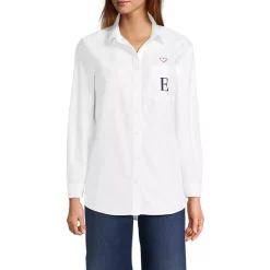 Women's Embroidered Oxford Shirt