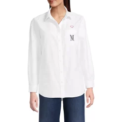Women's Embroidered Oxford Shirt