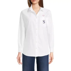 Women's Embroidered Oxford Shirt