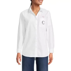 Women's Embroidered Oxford Shirt