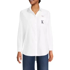 Women's Embroidered Oxford Shirt