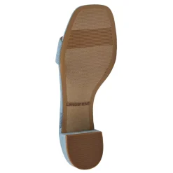 Women's Essential Denim Block Heel Sandals