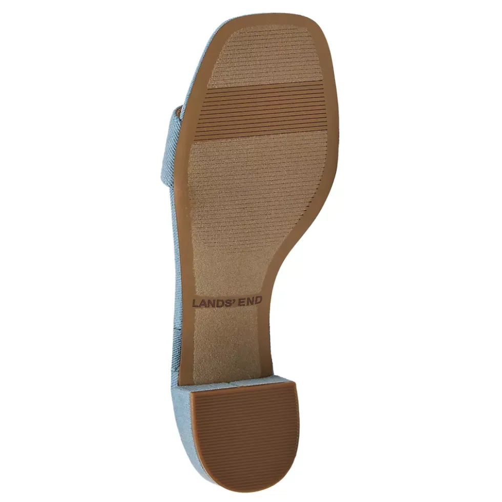 Women's Essential Denim Block Heel Sandals