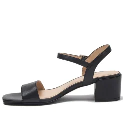 Women's Essential Leather Block Heels
