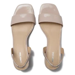 Women's Essential Leather Block Heel Sandals