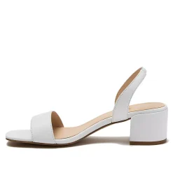 Women's Essential Leather Block Heel Sandals