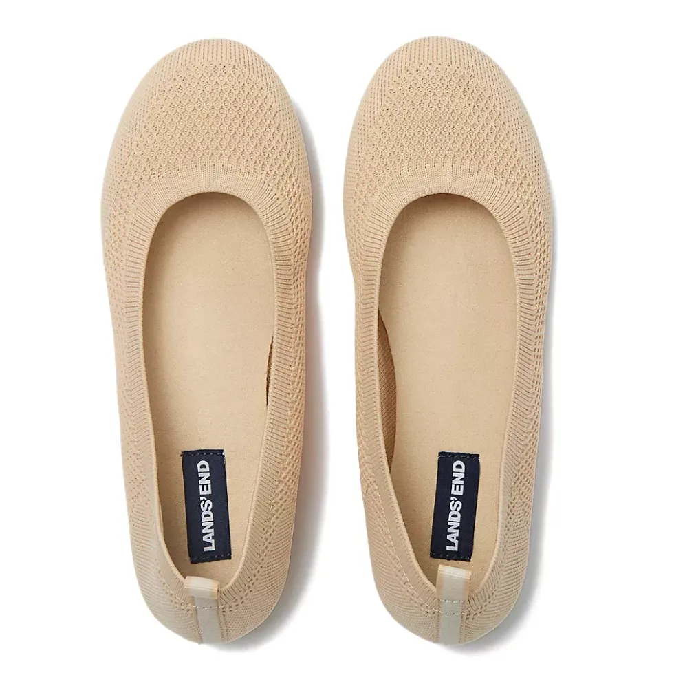 Women's Essential Soft Knit Ballet Flats