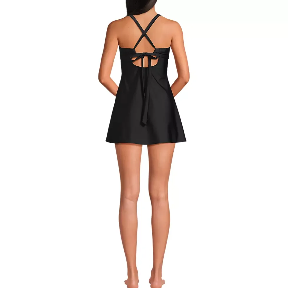 Women's Essential Tie Back Ruched Dresskini Top