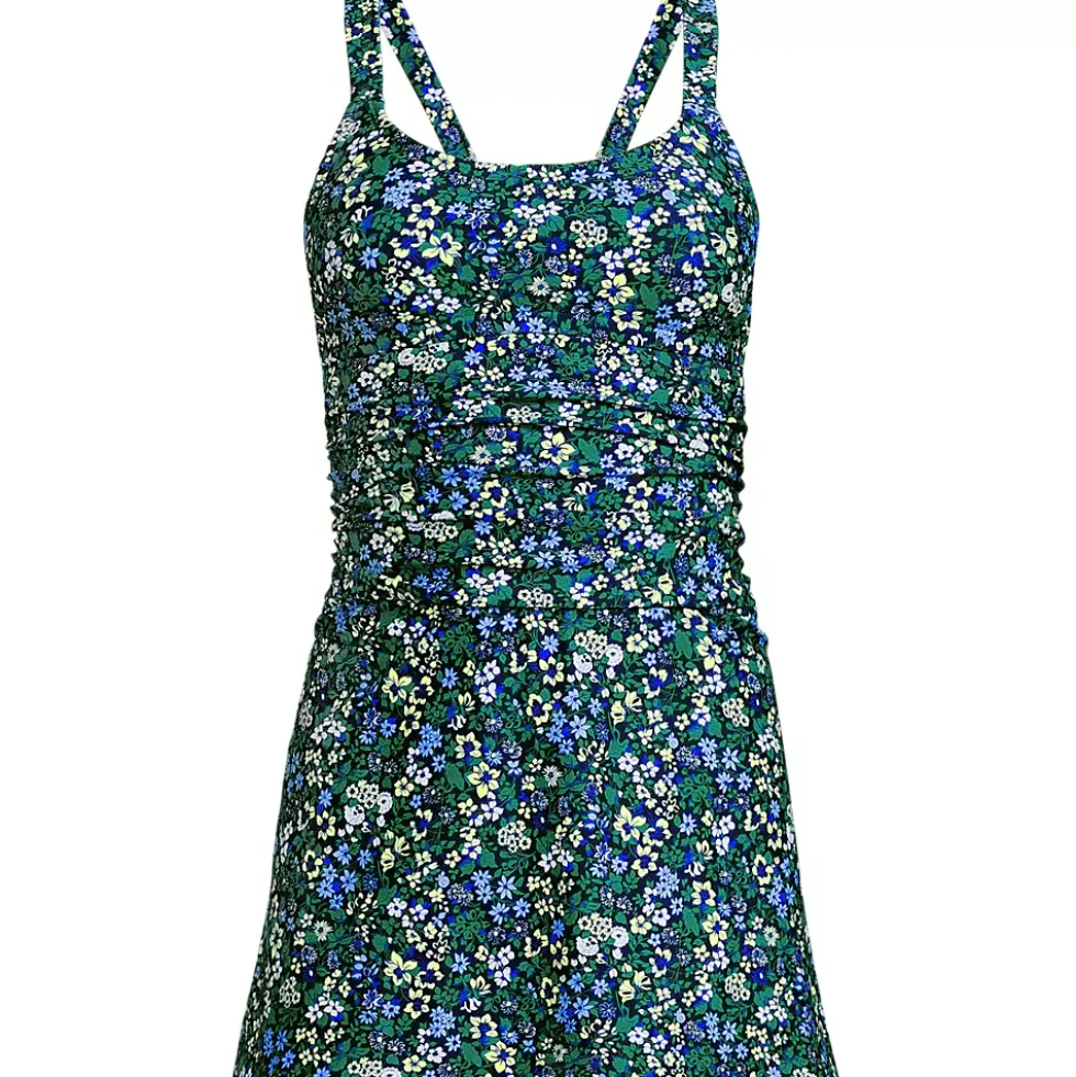 Women's Essential Tie Back Ruched Dresskini Top