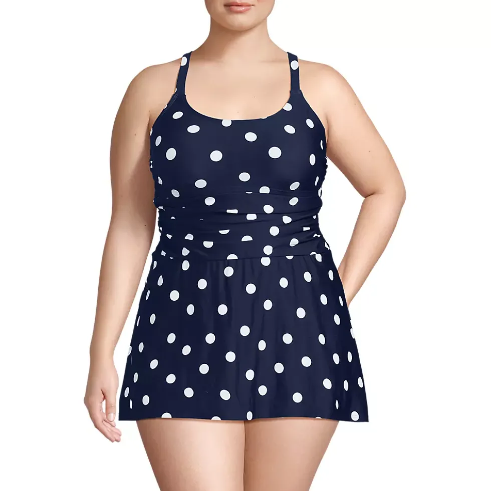 Women's Essential Tie Back Ruched Dresskini Top
