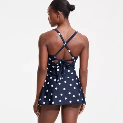 Women's Essential Tie Back Ruched Dresskini Top