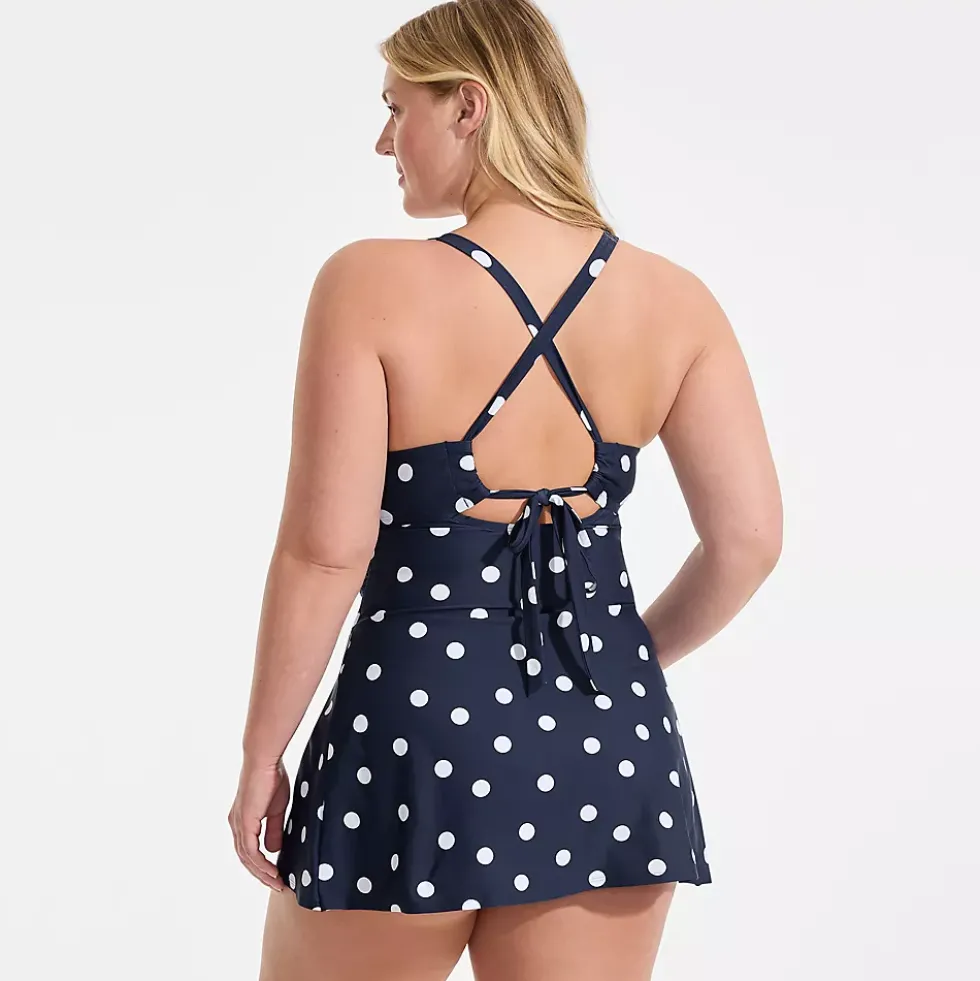 Women's Essential Tie Back Ruched Dresskini Top