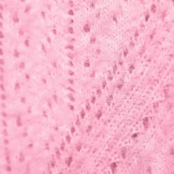 Women's Eyelash Fuzzy Pointelle Puff Sleeve Sweater