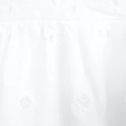 Women's Eyelet Ruffle Sleeve Popover Top