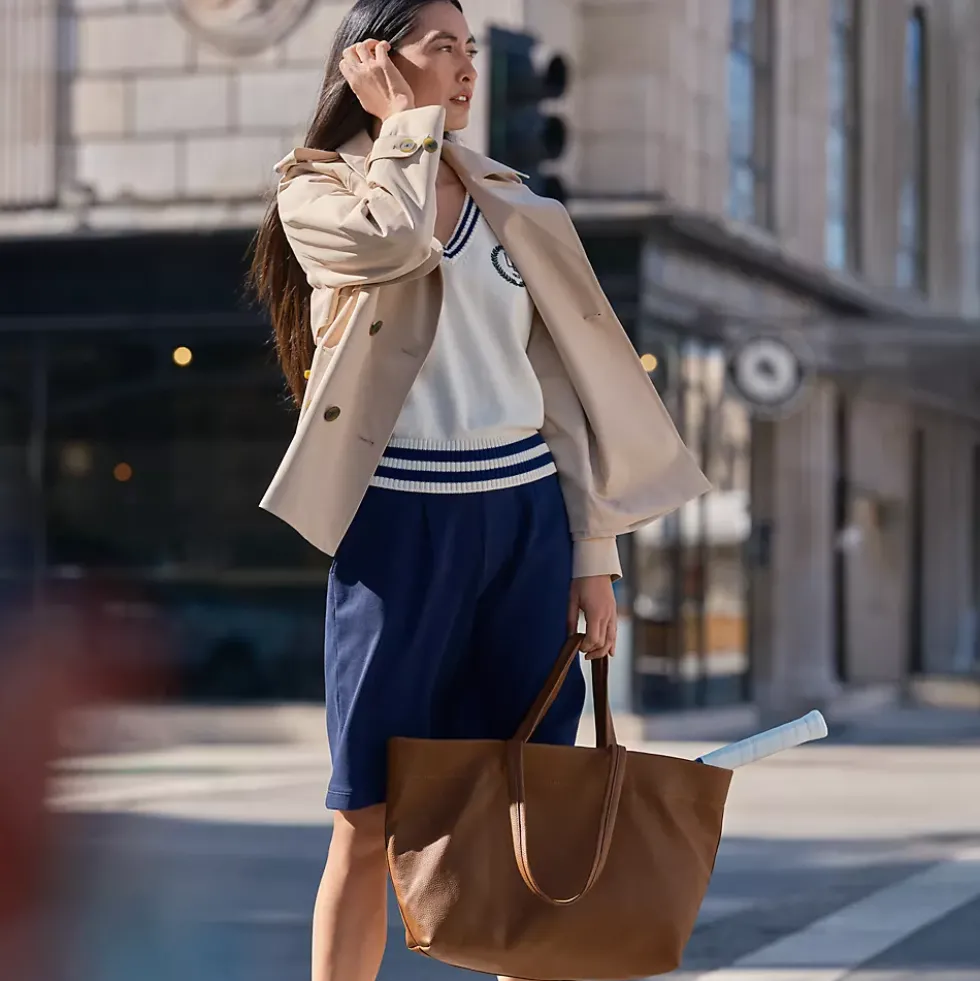 Women's Faux Leather Tote