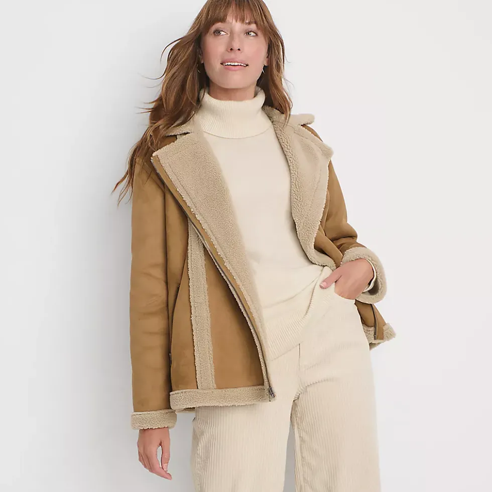 Women's Faux Shearling Jacket