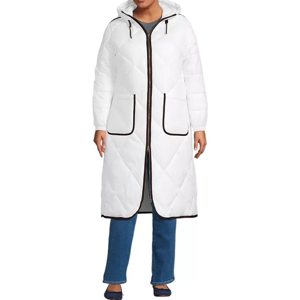 Women's FeatherFree Insulated Diamond Quilted Maxi Coat