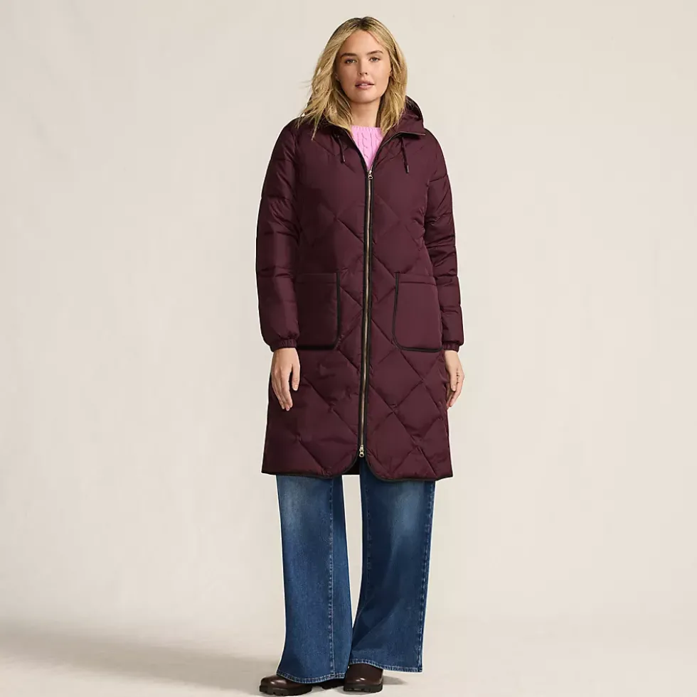 Women's FeatherFree Insulated Diamond Quilted Maxi Coat