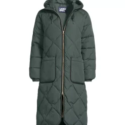 Women's FeatherFree Insulated Diamond Quilted Maxi Coat