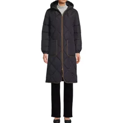 Women's FeatherFree Insulated Diamond Quilted Maxi Coat