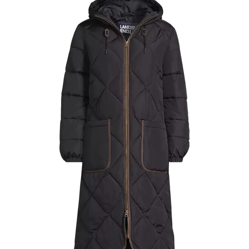 Women's FeatherFree Insulated Diamond Quilted Maxi Coat