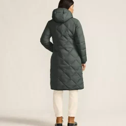 Women's FeatherFree Insulated Diamond Quilted Maxi Coat