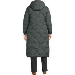 Women's FeatherFree Insulated Diamond Quilted Maxi Coat