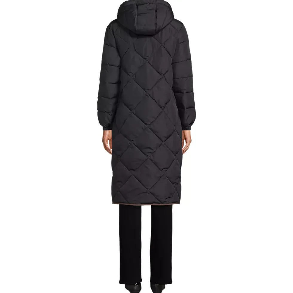 Women's FeatherFree Insulated Diamond Quilted Maxi Coat