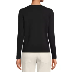 Women's Fine Gauge Cotton Cardigan Sweater