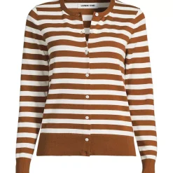 Women's Fine Gauge Cotton Cardigan Sweater