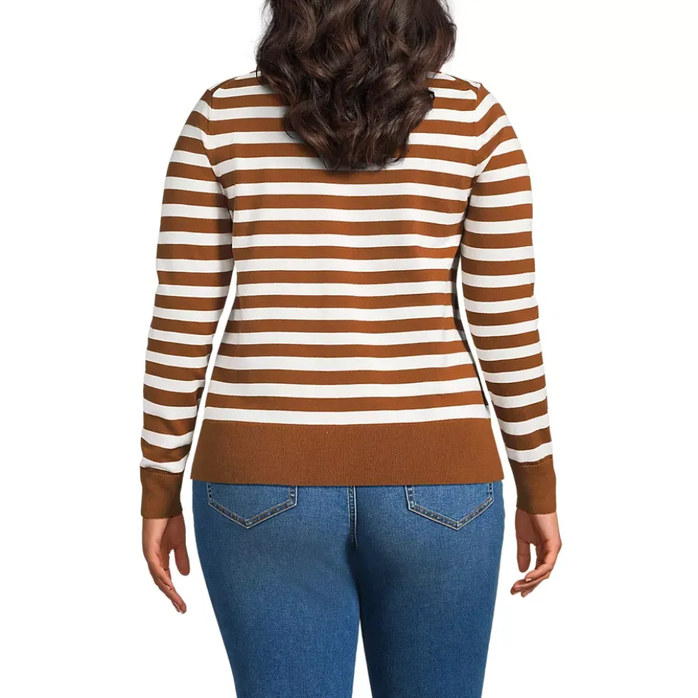 Women's Fine Gauge Cotton Cardigan Sweater